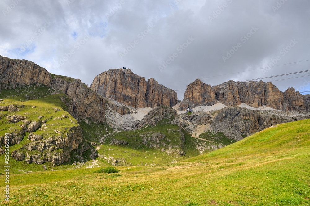 Obraz premium Sass Pordoi e gruppo del Sella