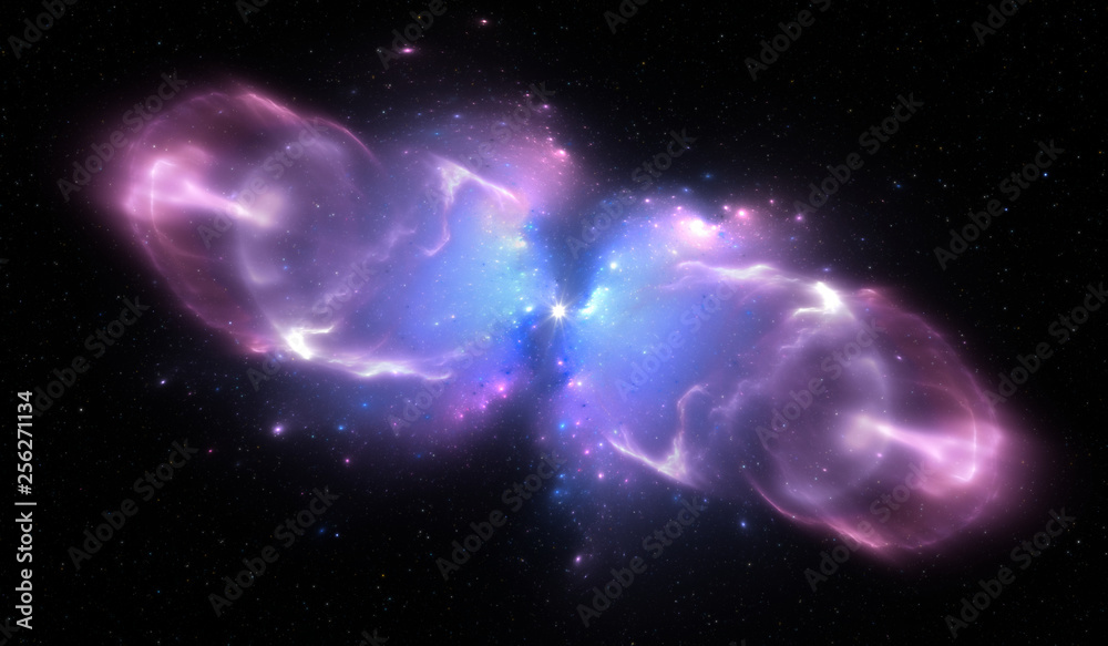 Bipolar planetary nebula - obrazy, fototapety, plakaty 