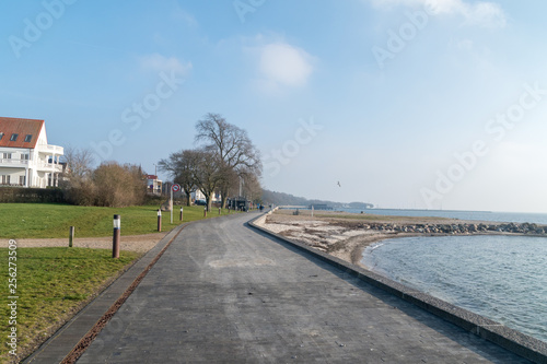 Fototapeta Naklejka Na Ścianę i Meble -  Seashore of Baltic Sea in Sonderborg, Denmark.