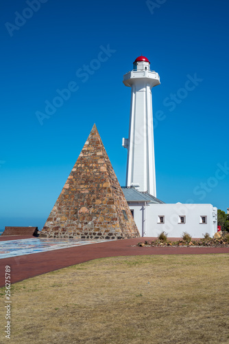 The pyramid and lighthouse at the Donkin Reserve in Port Elizabeth, South Africa