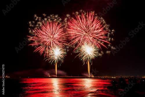 Fireworks in Forte dei Marmi  Tuscany
