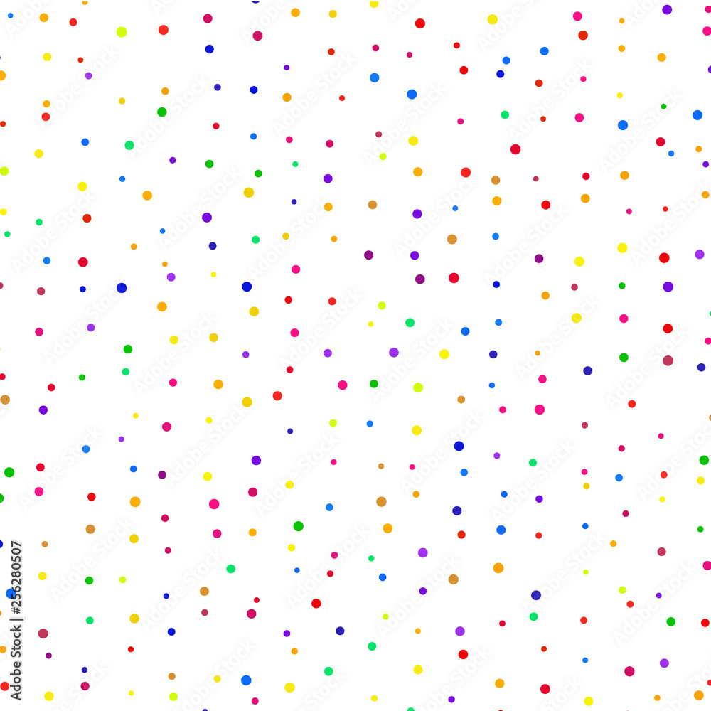 Multicolored confetti on a white background Multicolored confetti on a white background
