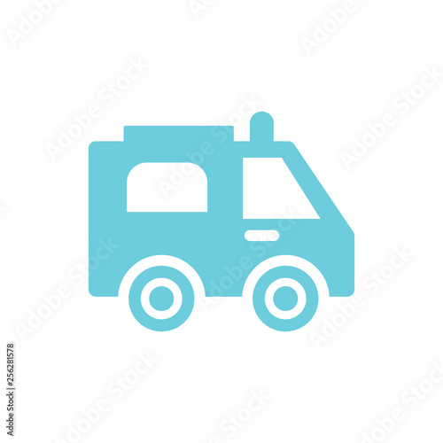 Wallpaper Mural Ambulance, car, emergency, medical, medical cyan  color icon Torontodigital.ca