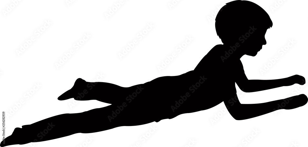 a child crawling silhouette vector a child crawling silhouette vector