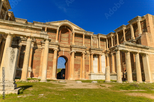 Bath-Gymnasium in Sadris from Roman Times, in Salihli/Turkey photo