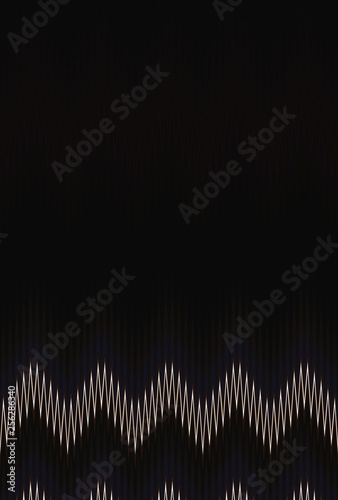 dark black night chevron zi...