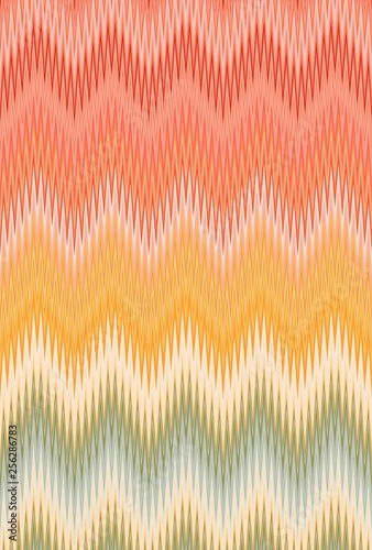 chevron zigzag pattern back...