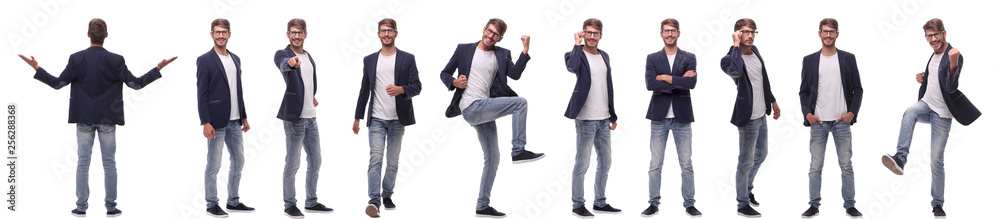 collage of various photos of a successful modern man collage of various photos of a successful modern man