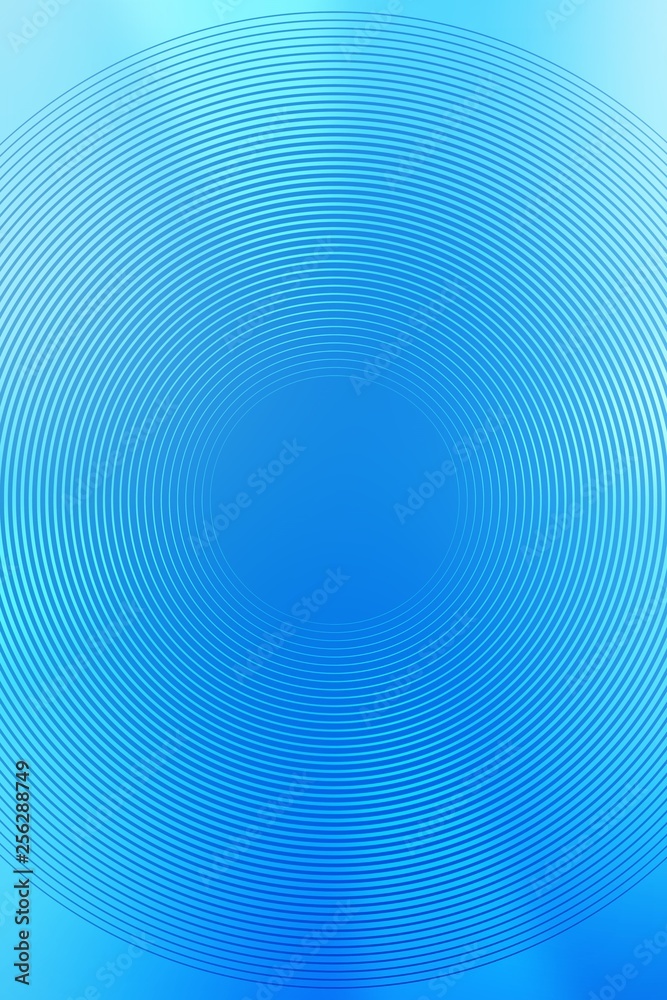 Naklejka premium Gradient radial background, blue sky, blur smooth soft texture wallpaper abstract. Dark wallpaper