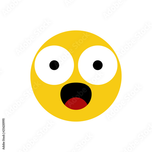 Amazed surprised emoji emoticon icon