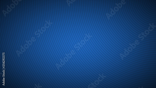 Modern blue abstract background, the look of stainless steel, circular lines on a blue background