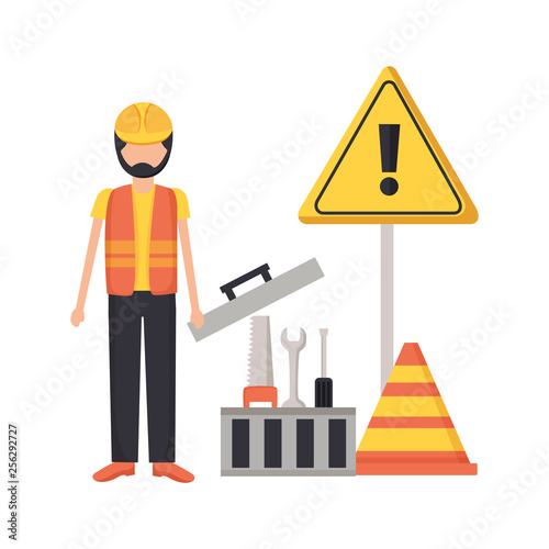 worker construction equipment
