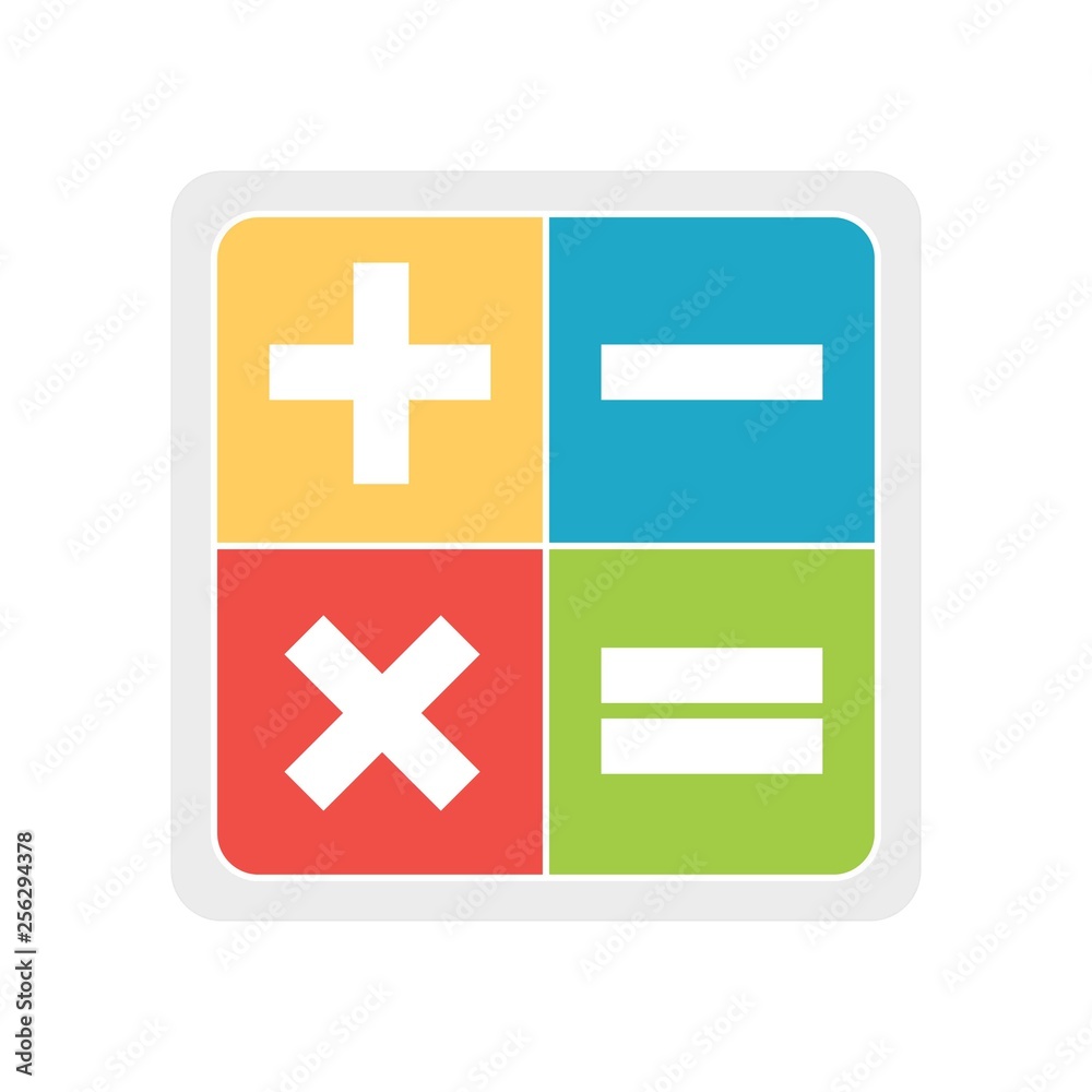 plus, minus, multiply and exactly on a white background plus, minus, multiply and exactly on a white background