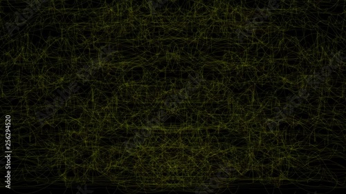 Mysterious Web Network Animated Dark Background Video