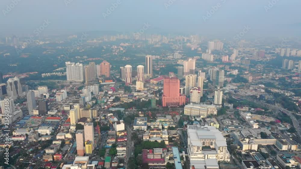 sunset flight over kuala lumpur cityscape aerial panorama 4k malaysia sunset flight over kuala lumpur cityscape aerial panorama 4k malaysia