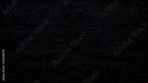 Mysterious Web Network Animated Dark Background Video