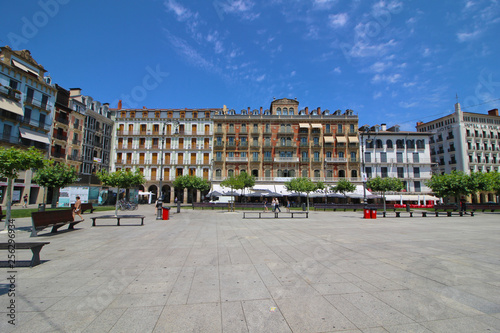 Plaza del Castillo, Pamplona, Navarra, España
