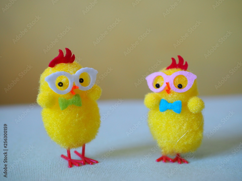 Naklejka premium Easter chicks