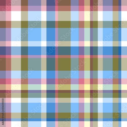 Seamless colorful pattern. Checkered geometric wallpaper of the surface. Striped multicolored background. Abstract texture. Print for banners, flyers, t-shirts and textiles