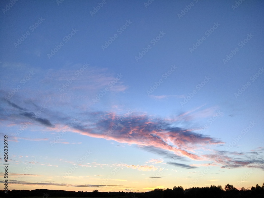 Obraz premium sunset in the clouds