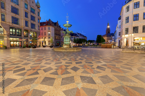 Copenhagen. Square Amagertorv. photo