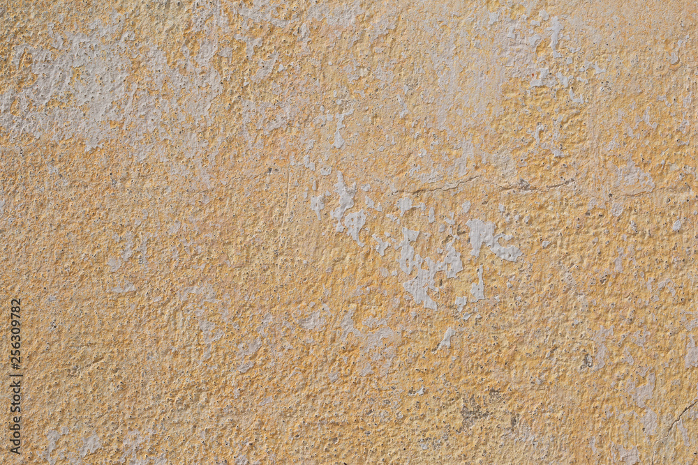 Fototapeta premium the old wall is yellow