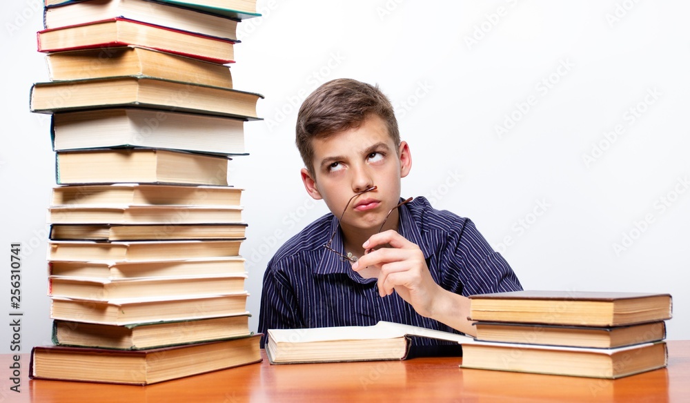 Boy reading book, education concept and school, knowledge. Boy reading book, education concept and school, knowledge.