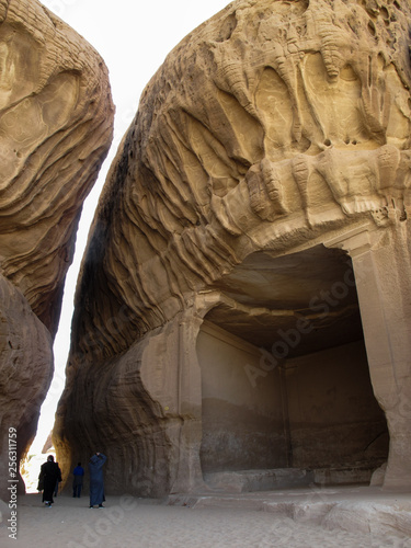 Madain Saleh, archaeological site with Nabatean tombs in Saudi Arabia (KSA) photo