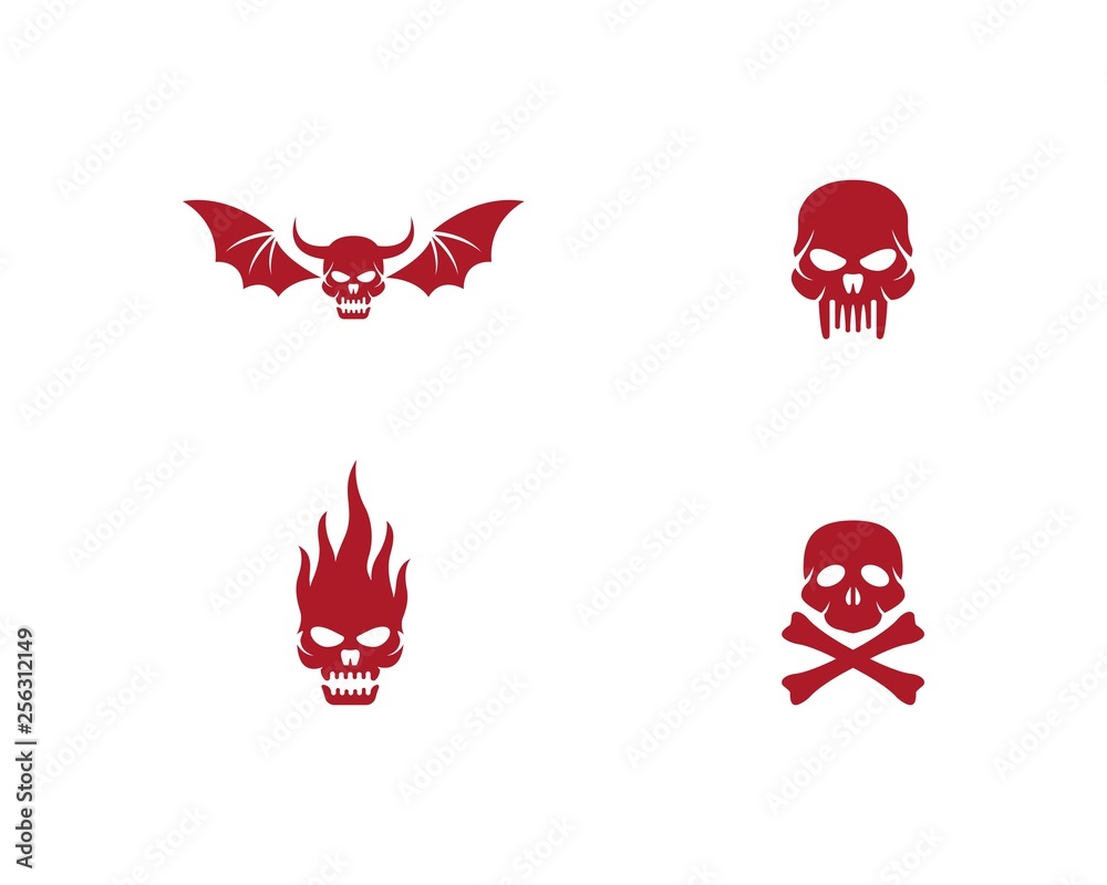 Skull logo vector Skull logo vector