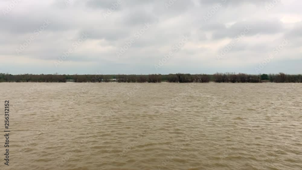 Mississippi River bayou on a cloudy afternoon with copy space Mississippi River bayou on a cloudy afternoon with copy space