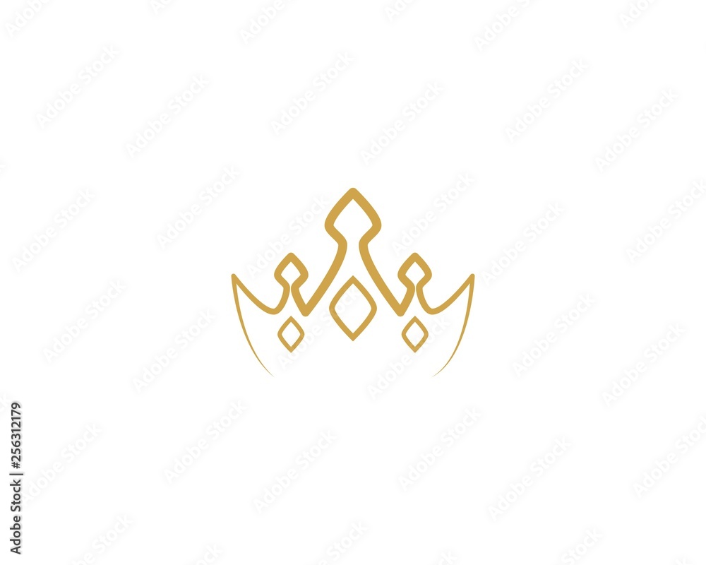 Obraz premium Crown Logo Template