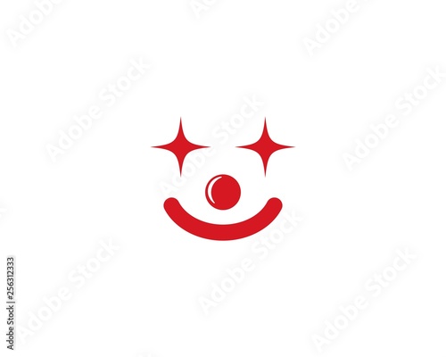 Clown logo template