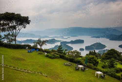 Africa, Uganda, Lake Bunyonyi photo