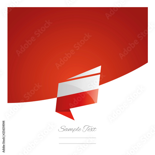 New abstract Poland flag origami red background vector Free Download New abstract Poland flag origami red background vector - GFXLoad