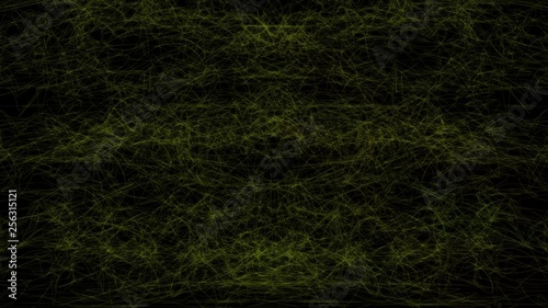 Mysterious Web Network Animated Dark Background Video