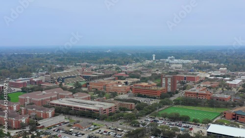 Southern Miss University shot with an aerial drone 4k photo