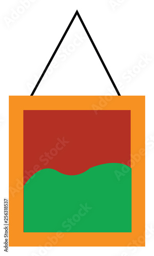 A painting vector or color illustration