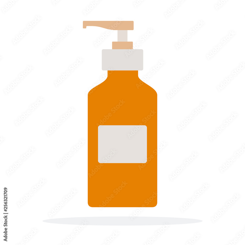 Disinfectant dispenser with hands vector flat material design isolated object on white background. Disinfectant dispenser with hands vector flat material design isolated object on white background.