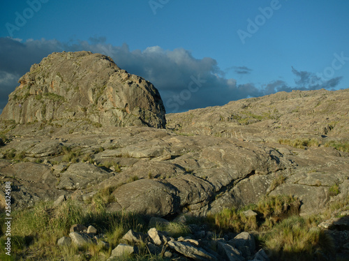 The view alongside route 34 in Altas Cumbres (high peaks), Cordoba, Argentina. photo