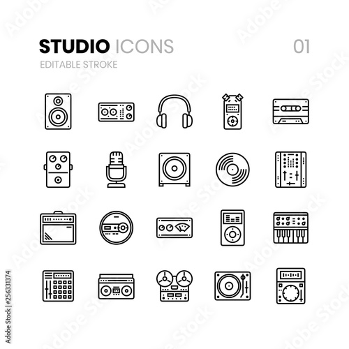 Studio Line Icons 01