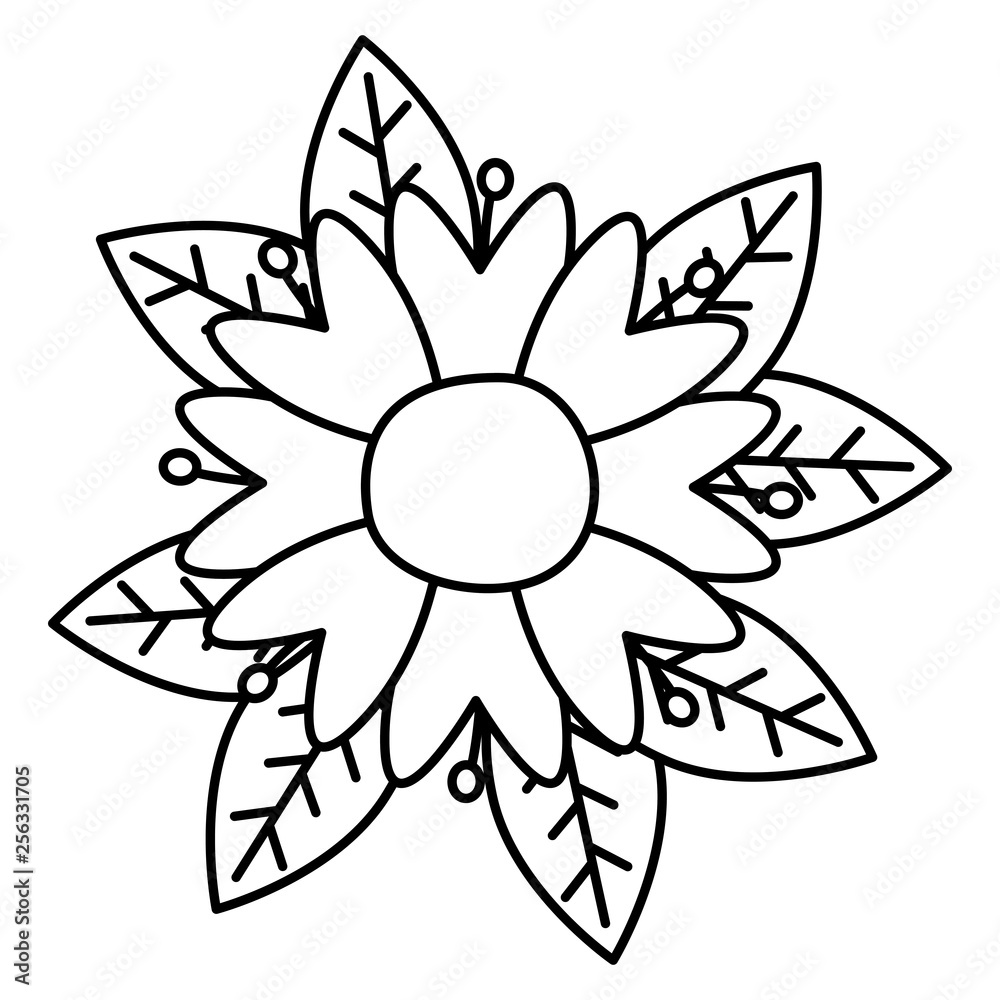 flower leaves foliage flower leaves foliage