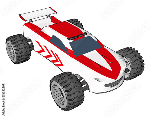 The toy cars cartoon vector or color illustration