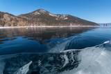 Perfectly transparent Baikal ice