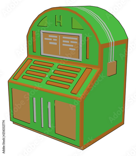 A wardrobe or admiral vector or color illustration