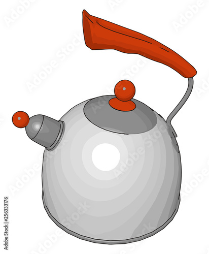 A kettle object vector or color illustration