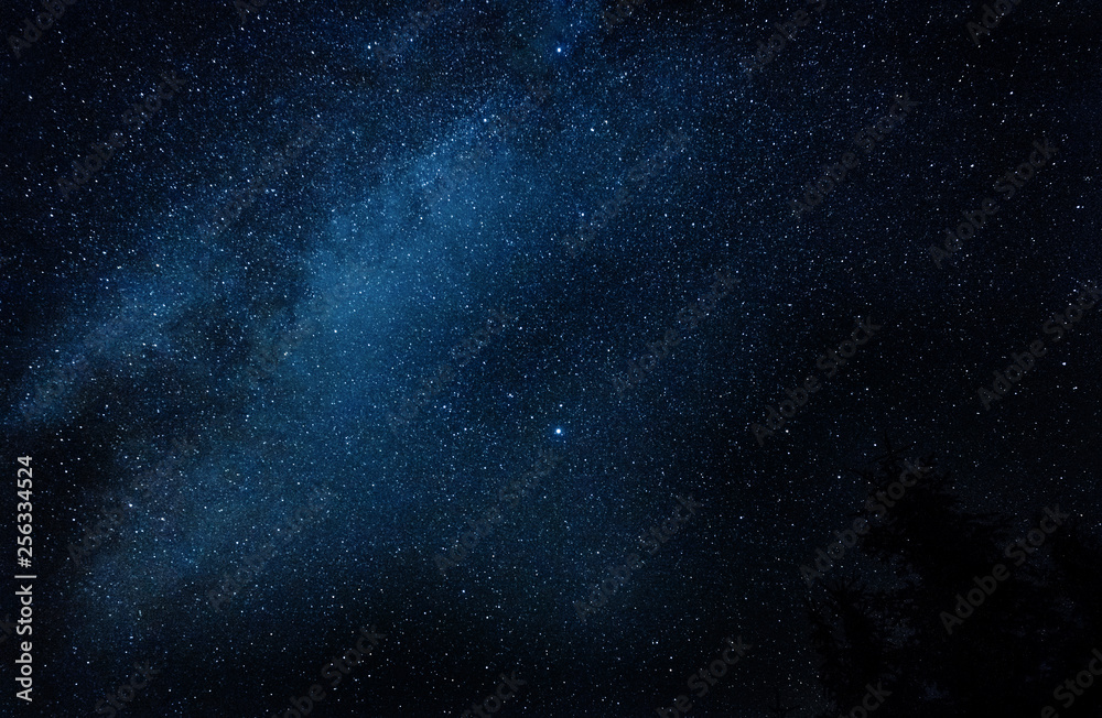 Fototapeta premium Dark Blue Space 