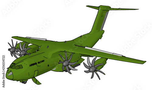 Airplane aircraft flying basic principle vector or color illustration