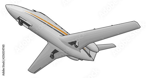 Air transport different means vector or color illustration