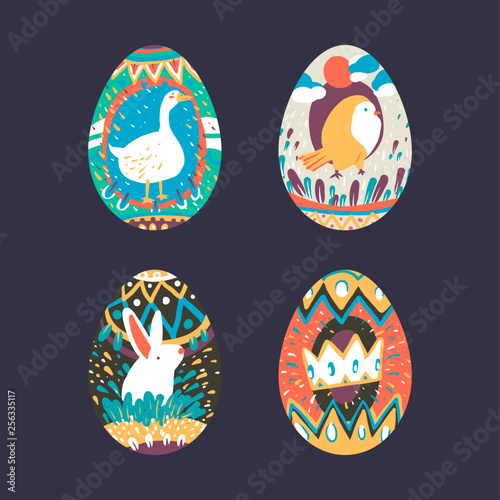 Easter egg designs collection