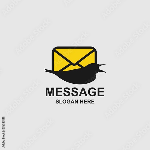 MESSAGE LOGO TEMPLATE